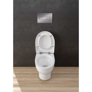 Miska WC z deską bezkołnierzowa